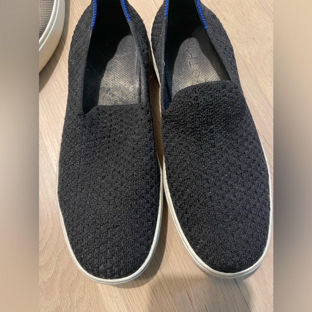 Rothy’s black slip ons